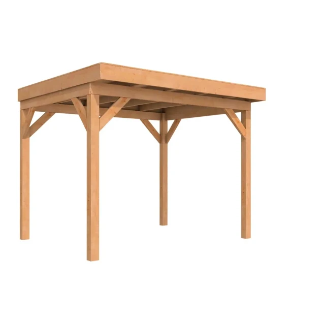 Douglasvision buitenverblijf Comfort 300x270 cm, kleurloos geïmpregneerd.