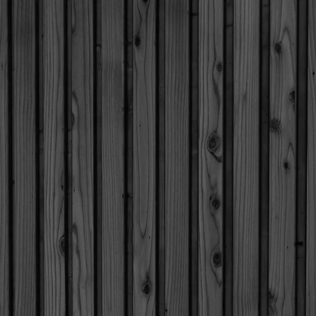 Triple profiel vuren enkelzijdige wand E. 371x224 cm zwart