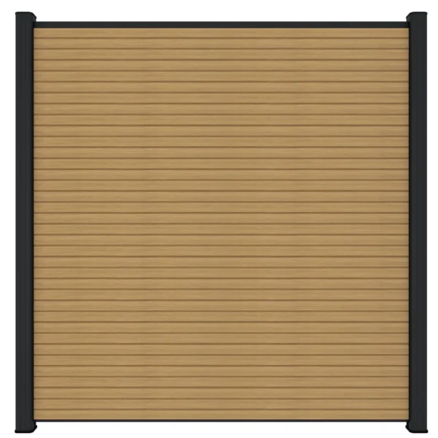 Newtechwood co-extrusie composiet scherm triple, 180x180 cm, red cedar.