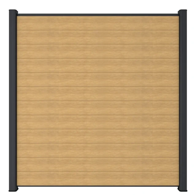 Newtechwood co-extrusie composiet scherm, 180x180 cm, red cedar.