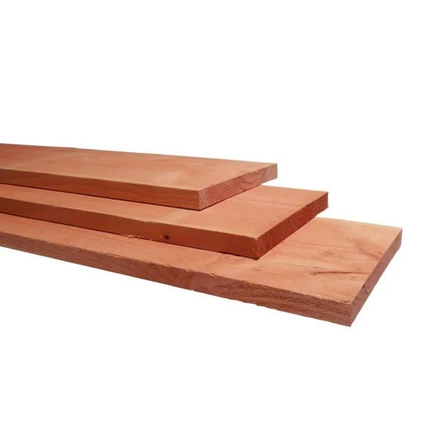 Douglas fijnbezaagde plank 3,2x20x500 cm, onbehandeld.