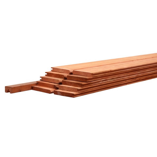 Betowood scherm douglas inclusief afdekkap 187x224 cm, kleurloos geïmpregneerd.