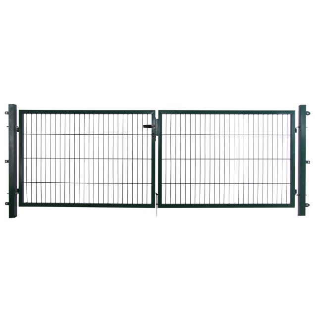 Poort compleet dubbel groen 100x150