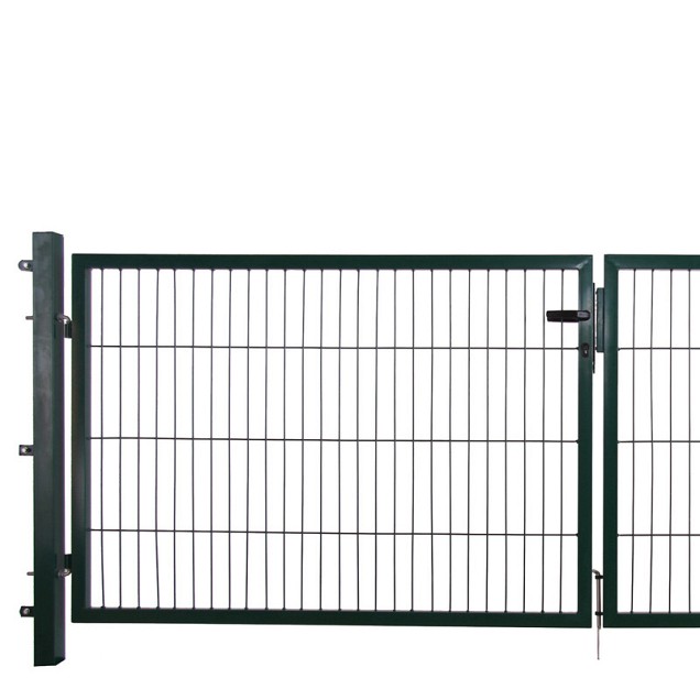 Poort compleet dubbel groen 100x150