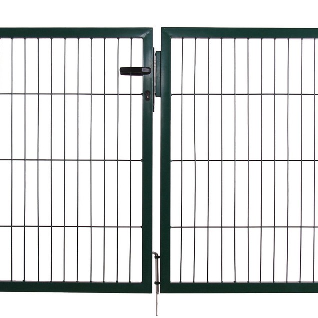 Poort compleet dubbel groen 100x150