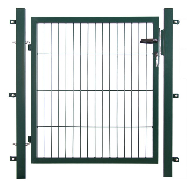 Poort compleet enkel groen 100x100