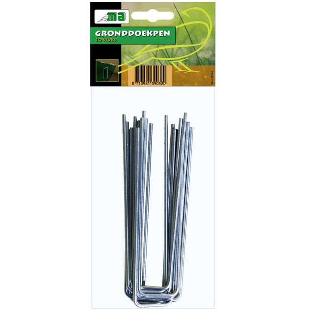 Gronddoekpen  10 stuks  ( 20 cm )