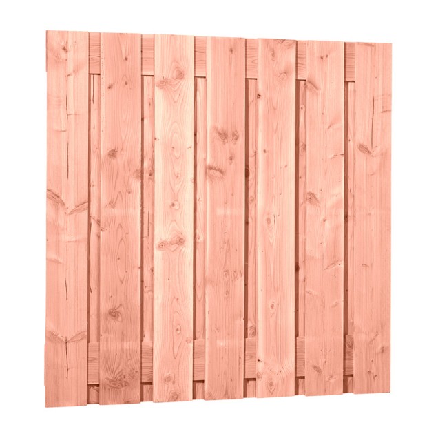 Fijnbezaagd plankenscherm Douglas 1.9x180 x 180 cm, blank