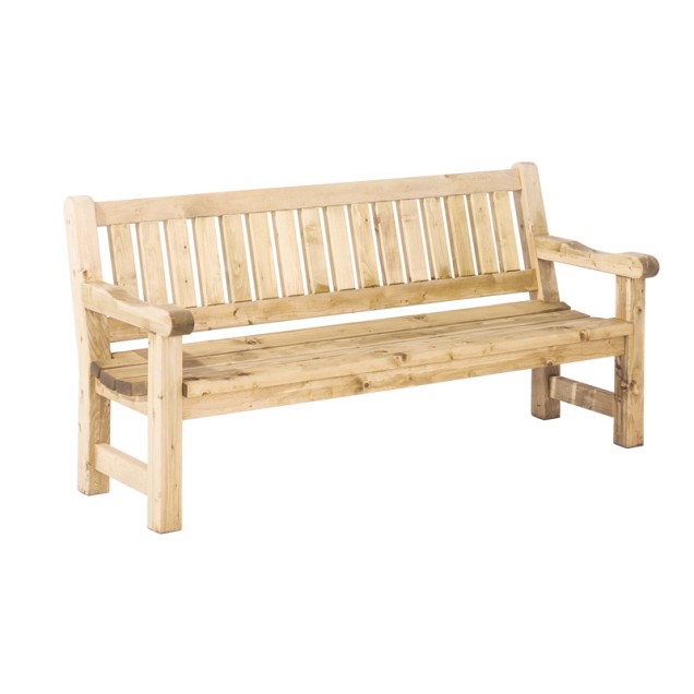 Bank Luuk, 40 mm dik, 96x200x74 cm (HxBxD).