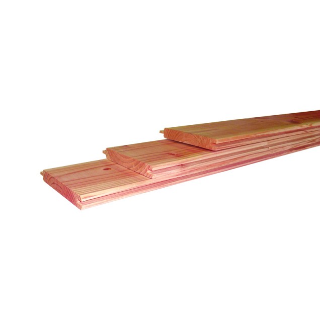 Douglas geschaafd dakbeschot 1,6x11,6x400 cm, onbehandeld.
