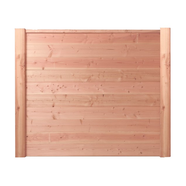 Douglas geschaafd blokhutprofiel 2,8x19,5x500 cm, onbehandeld.