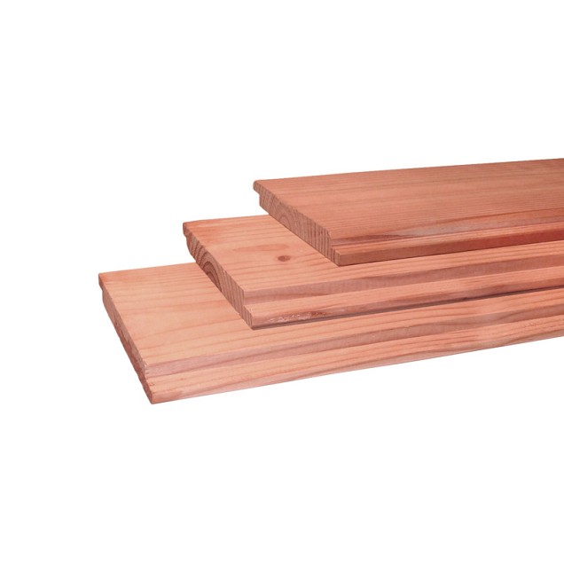 Douglas geschaafd halfhouts rabat 4xvelling 1,8x19,5x500 cm, onbehandeld.