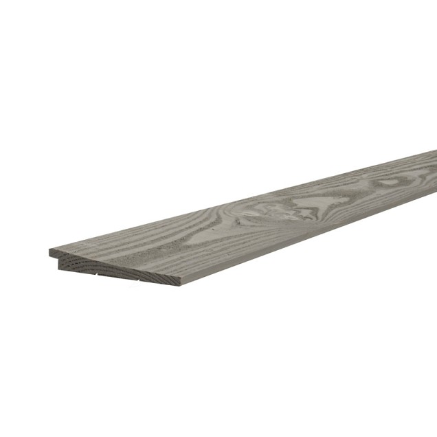 Douglas Zweeds rabat 1,1-2,7x19,5x300cm, grijs gespoten