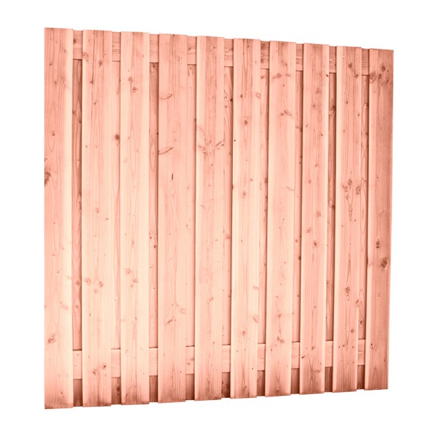 Douglas geschaafd  21-planks 16 mm, 180x180 cm  t.b.v. betonsysteem,