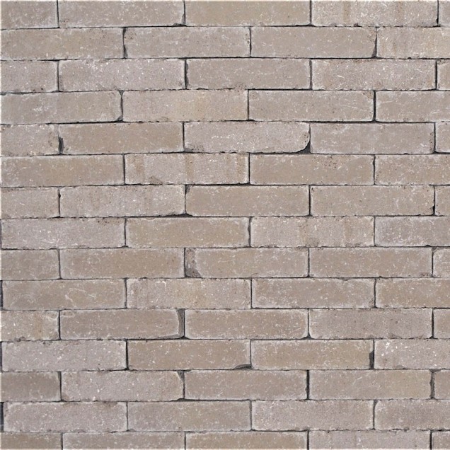 Clayville Stone Grey 20x4,8x6 cm (Getrommeld)