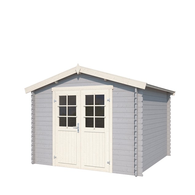Blokhut Norah 275zx230 Platinum Grey