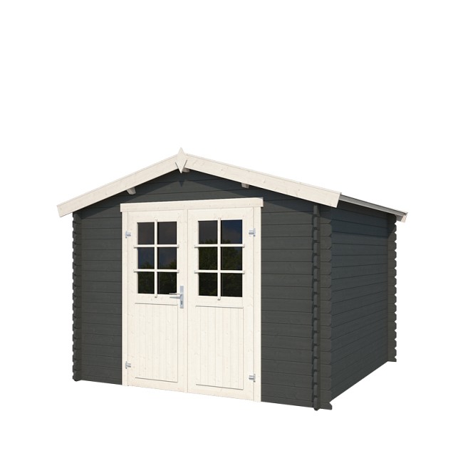 Blokhut Norah 275x230 Carbon Grey