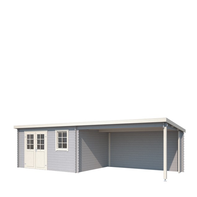 Blokhut Aida 760x275  Platinum Grey