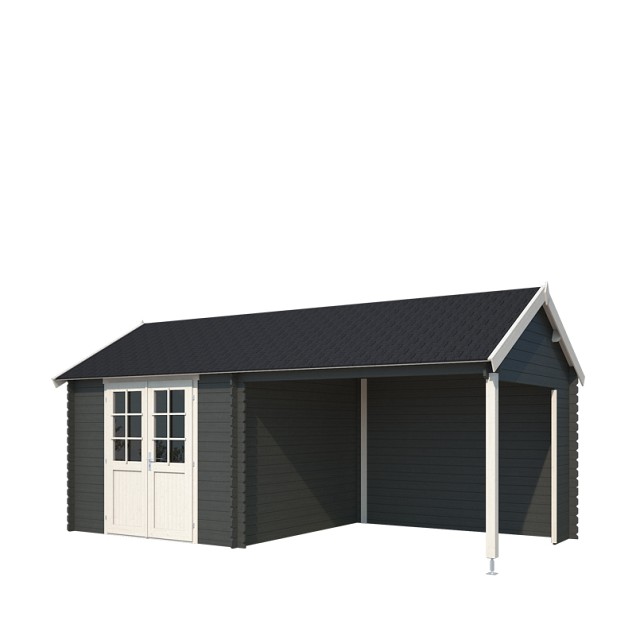 Blokhut Fraya  575x275 Carbon Grey