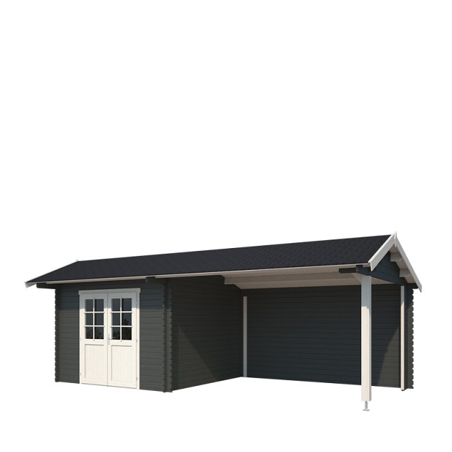 Blokhut Maribel 680x300 Carbon Grey