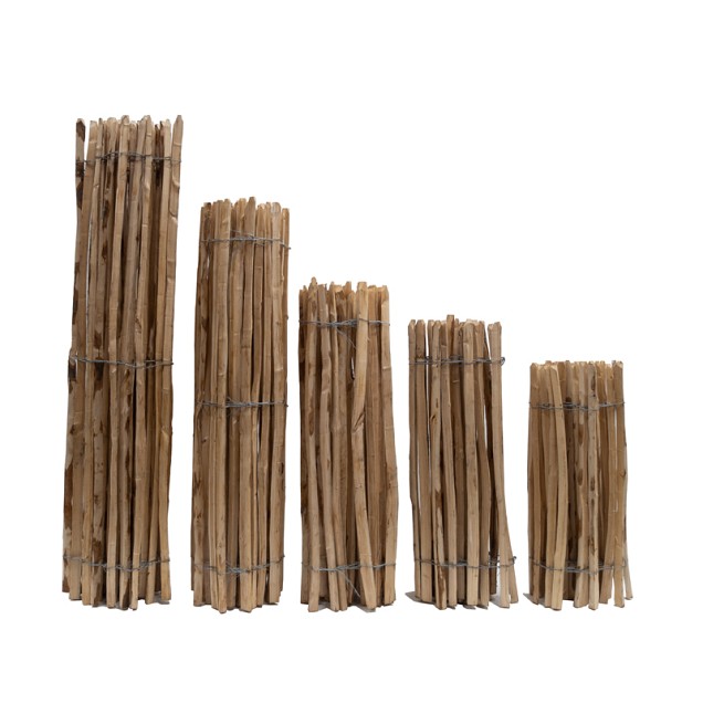 Kastanjehouten Schapenhekken:460x183cm (latafst. ca 8 cm, 2 draads)