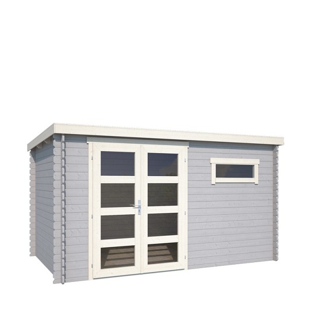 Blokhut Timian 380x230 Platinum Grey