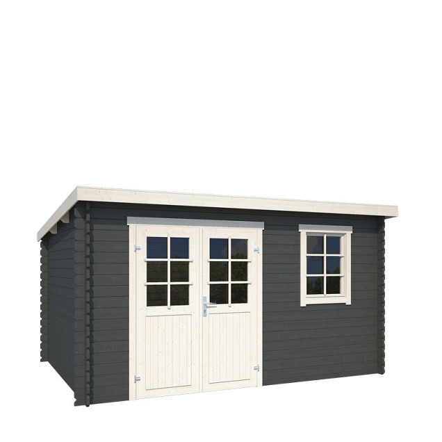 Blokhut Amira 380x 275 Carbon Grey