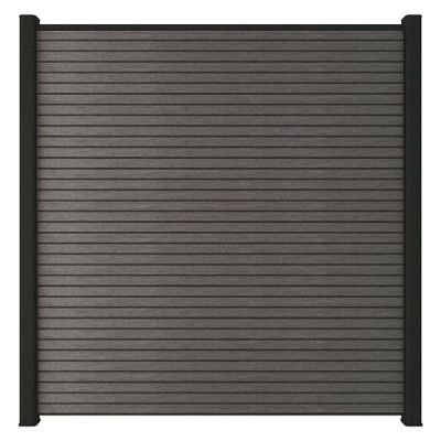 Newtechwood co-extrusie composiet scherm triple, 180x180 cm, silver gray.