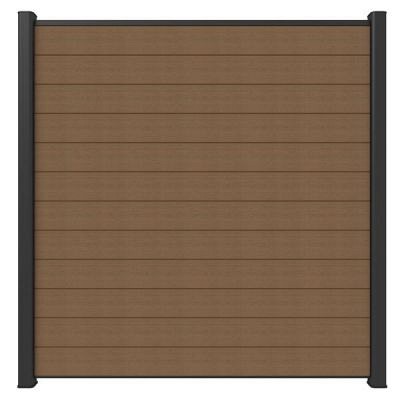Newtechwood co-extrusie composiet scherm, 180x180 cm, teak.