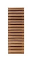 Thermovision ayous enkelzijdig geschaafd latten paneel, recht horizontaal, 180x60 cm.