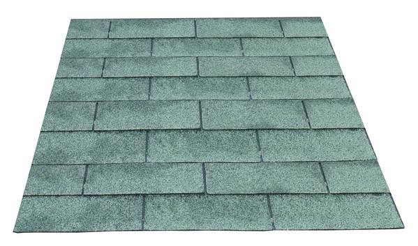 Dakshingles per pak à 3 m2, groen.