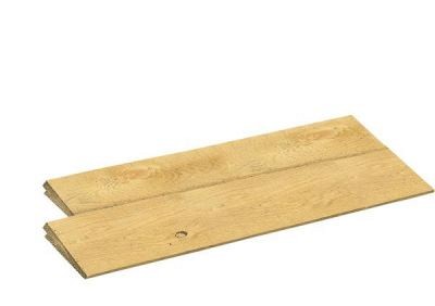 Scandinavisch vuren Zweeds rabat, 1 zijde geschaafd, 1 zijde fijnbezaagd, 1,5-3x19,5x400 cm.