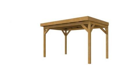 Douglasvision buitenverblijf Comfort 400x270 cm, groen geïmpregneerd.