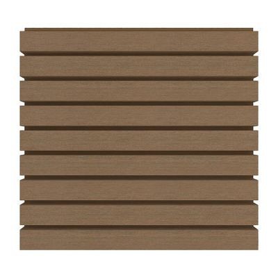 TechWood composiet wand bekleding 2.5x19.6x290 cm Teak