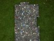 Kunstgras valdemp plaat gebruikt  90x225 cm (2.025m2)  18mm dik op=op