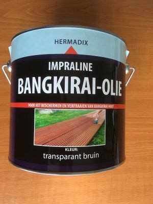 Impraline Bangkirai-olie 750ml Transparant bruin