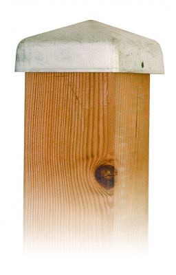 Paal-ornament piramide aluminium 71x71 mm