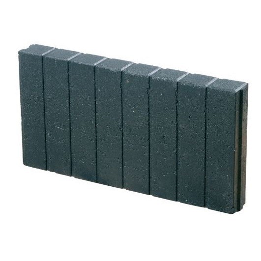 Mini Quadrobandpalissade 6x25x50cm zwart