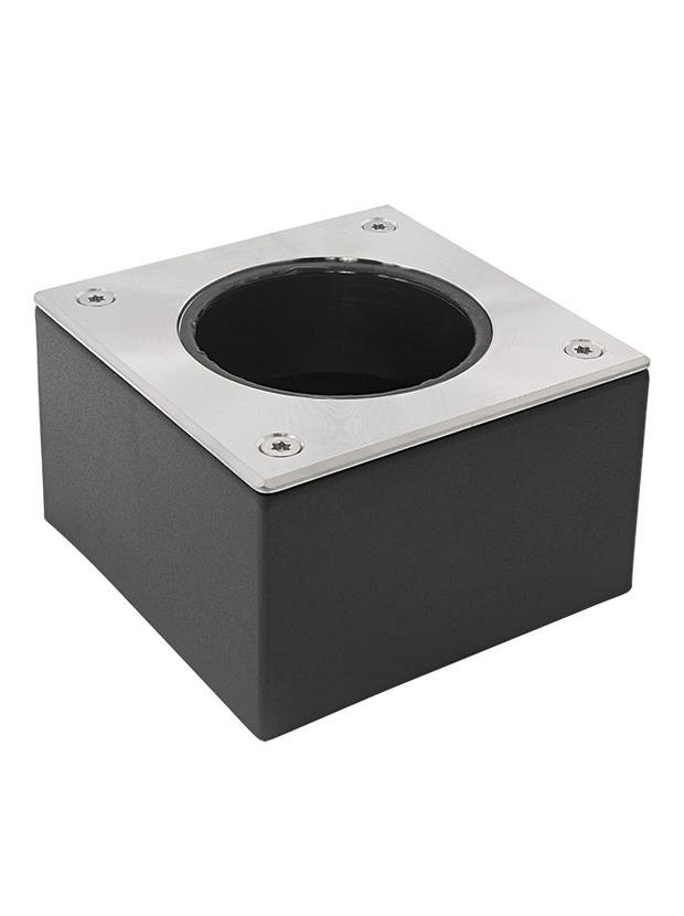 box RVS 100x100mm tbv diverse geïntegreerde armaturen.