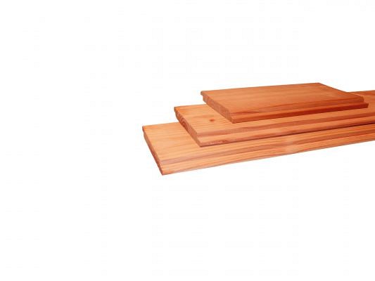 Douglas geschaafd halfhouts rabat 4xvelling 1,8x19,5x500 cm, onbehandeld.