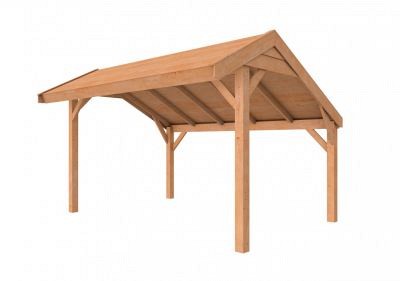 Douglasvision kapschuur Comfort 400x250 cm, kleurloos geïmpregneerd.