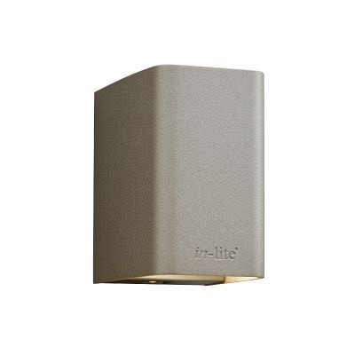 Ace Down Wall light 12V/3W LED Alu. Rose Silver Warm White