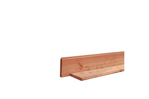 Douglas geschaafd blokhutprofiel 2,8x19,5x500 cm, groen geïmpregneerd.